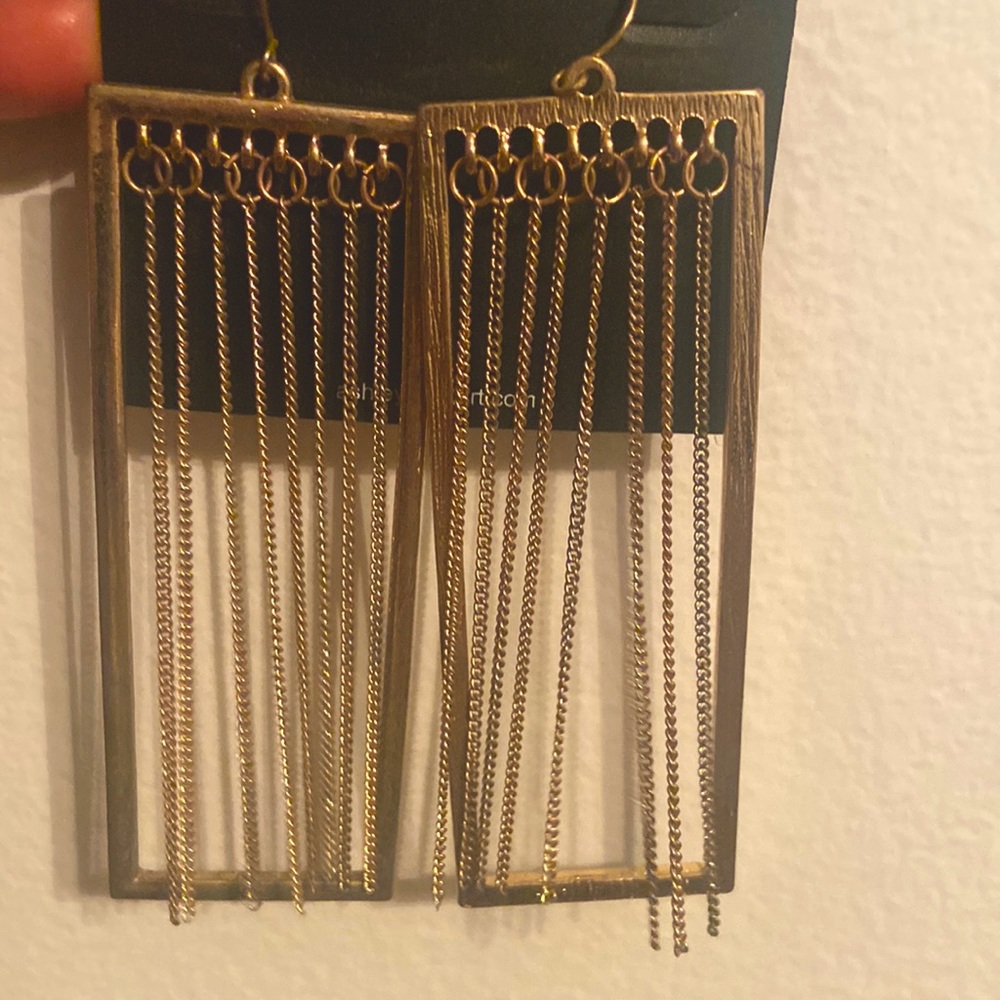 Rectangle earrings